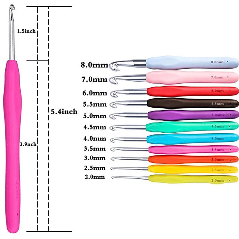 SoftGrip Color Crochet Hooks